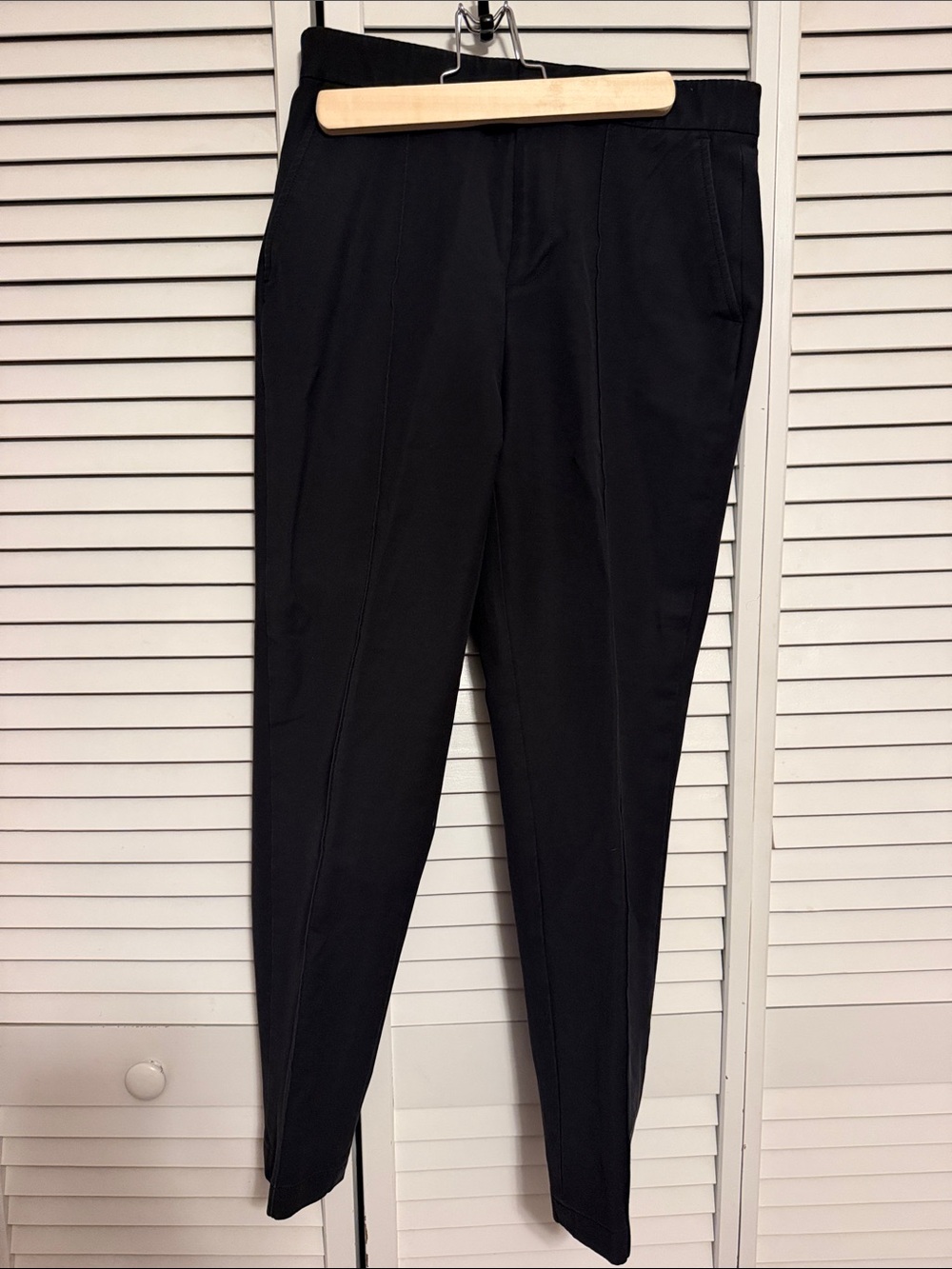 Lands' End Women's Black Straight-Leg Dress Pants